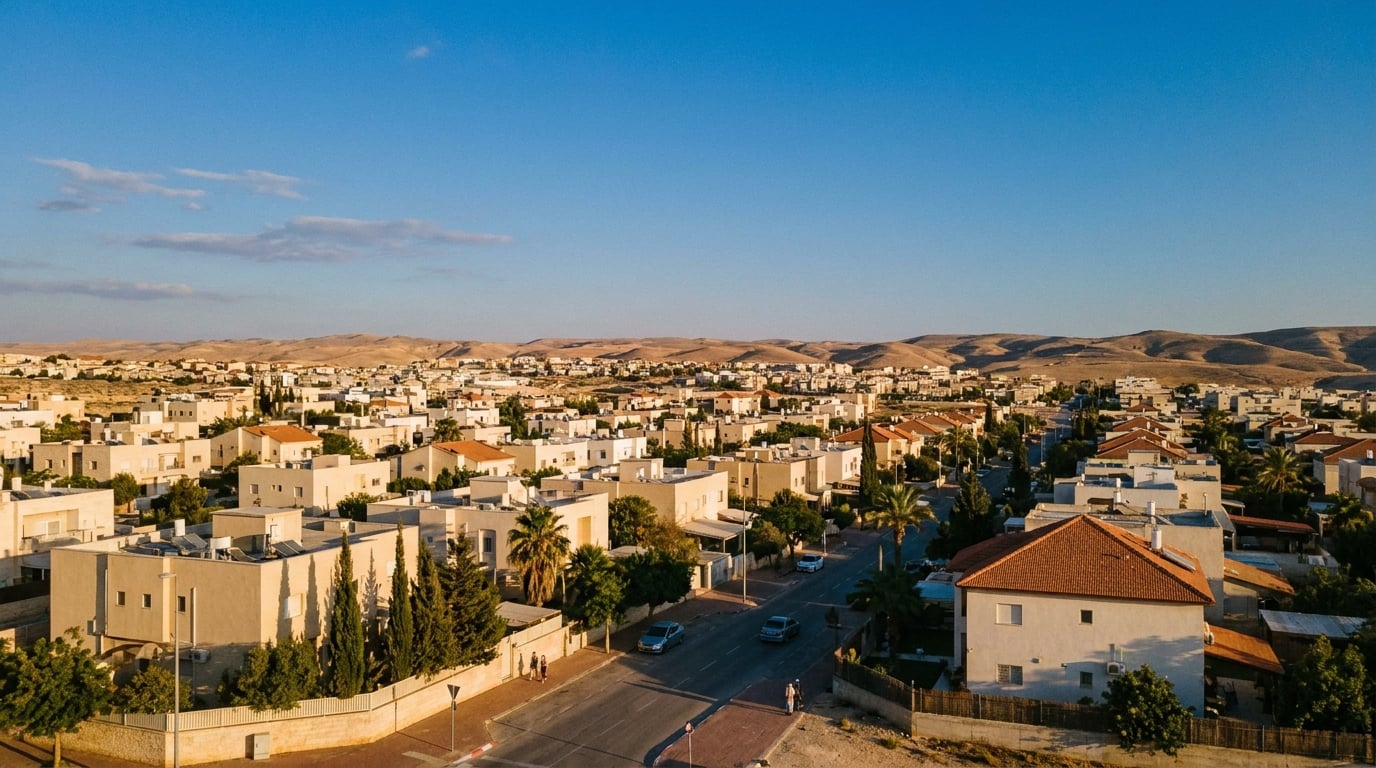 Scenic view of Arad in Southern District