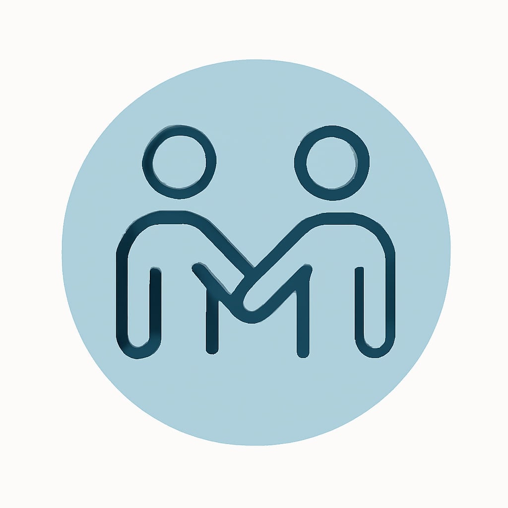 Community icon representing social interaction