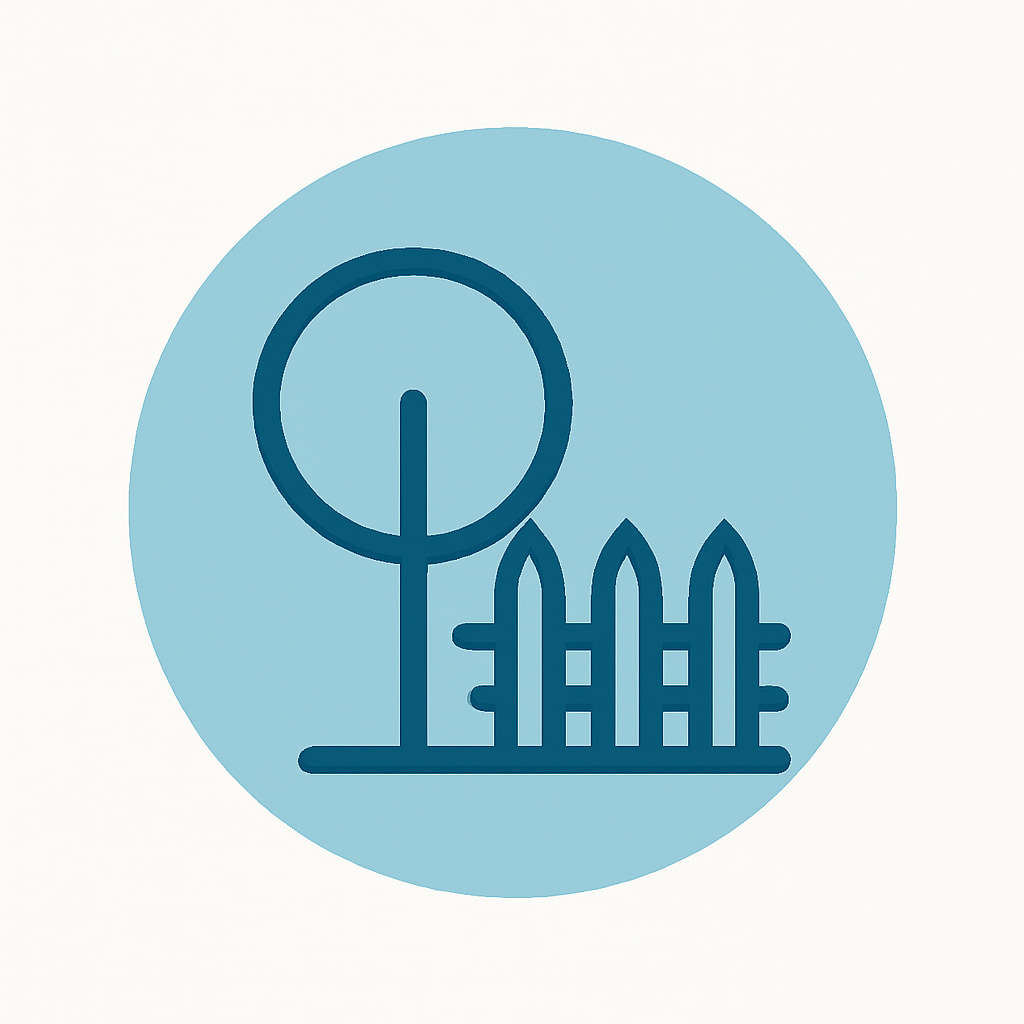 Icon representing space and privacy