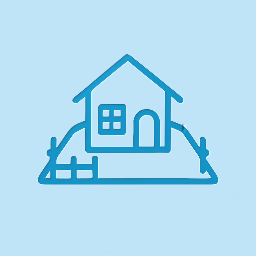 Icon representing space and privacy