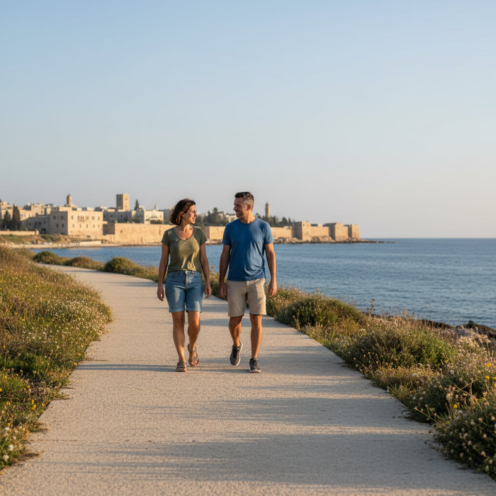 Nature enthusiast exploring Akko's surroundings