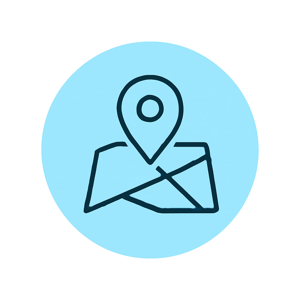Practical location icon