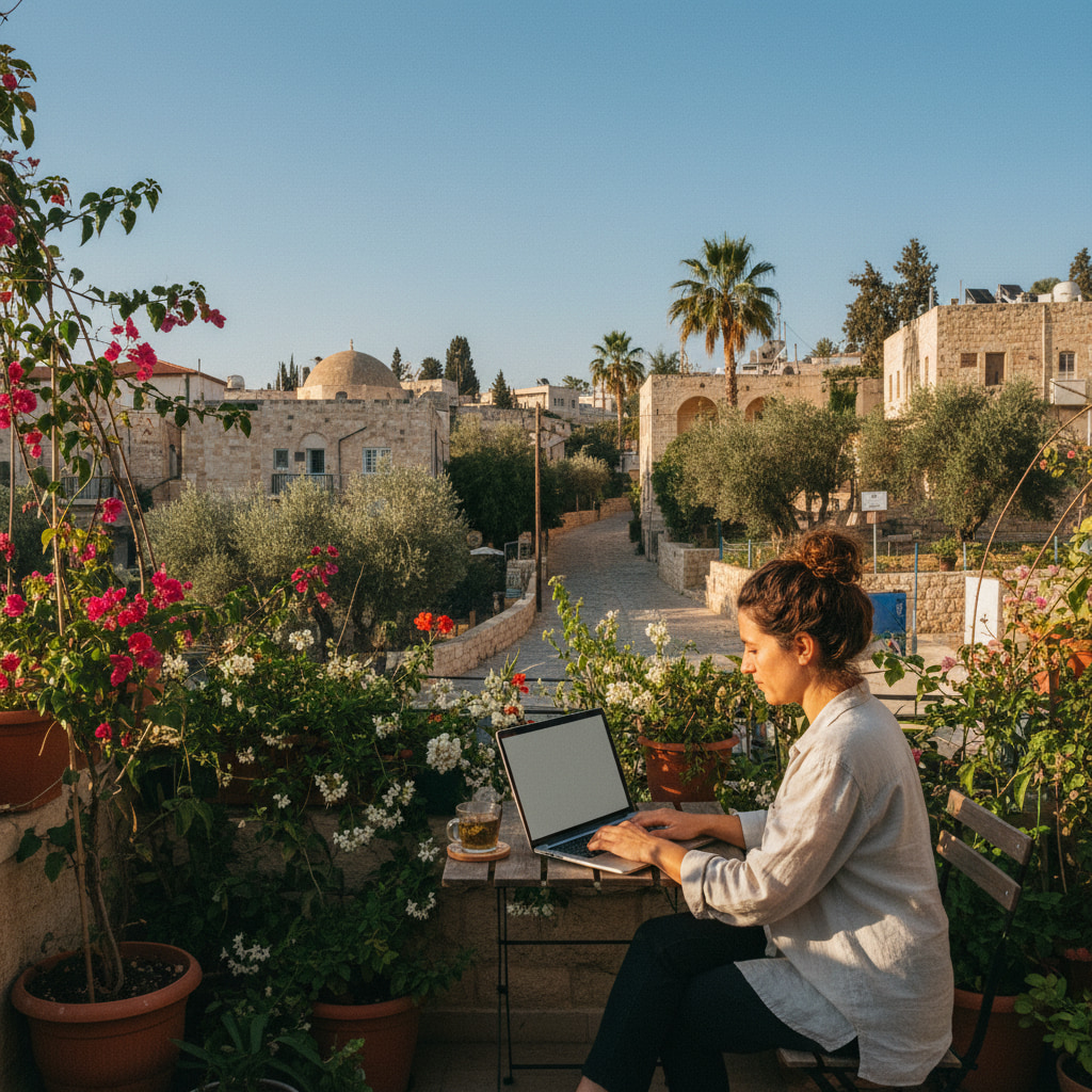 Remote worker setup in Katzir