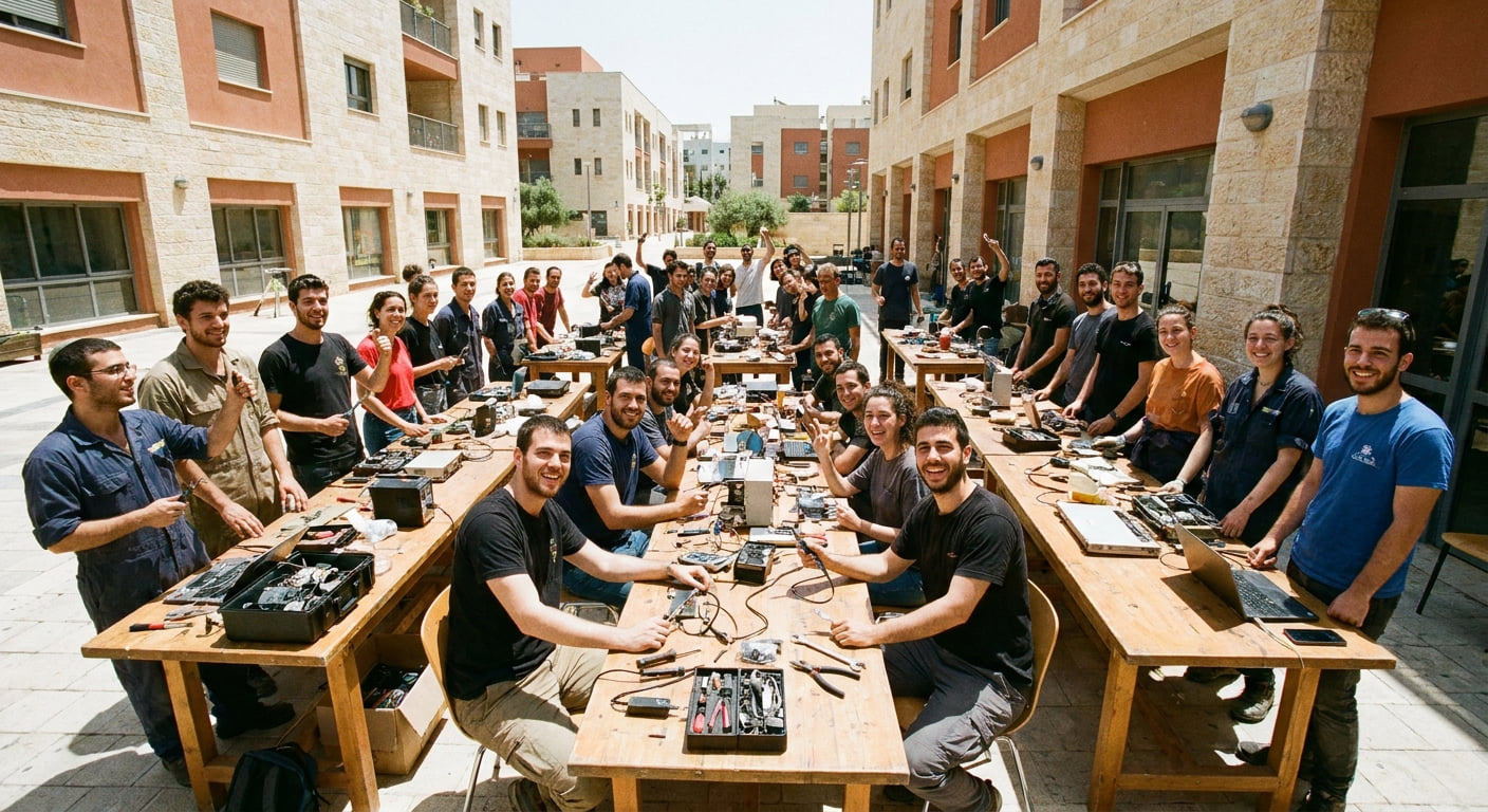 Community gathering in a local park