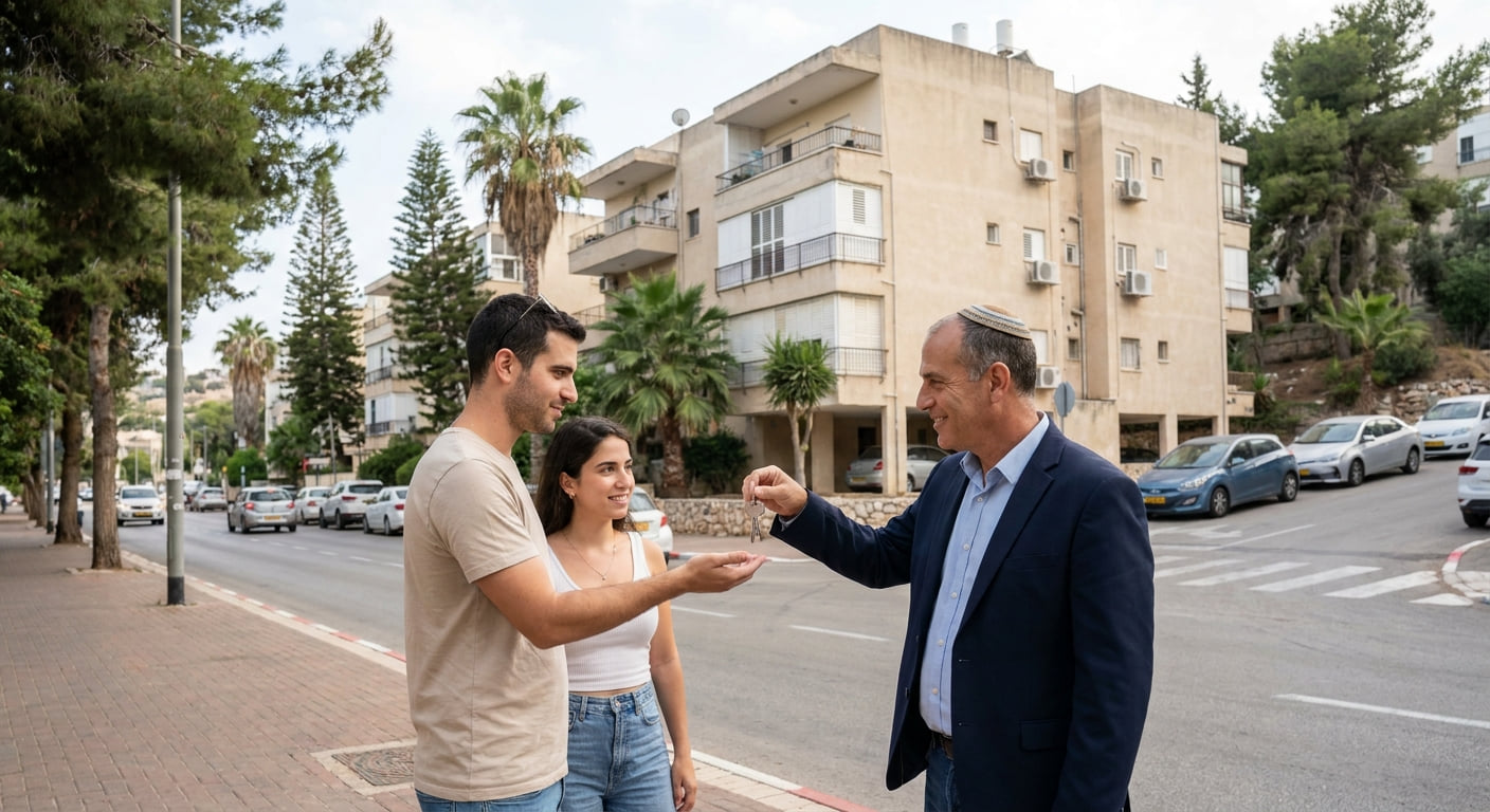 Long-term buyers exploring Kiryat Ata