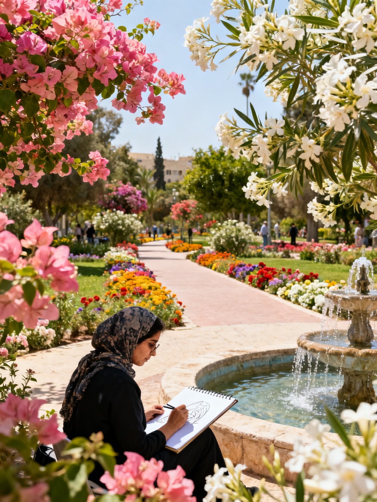 Daily living scene in Kedumim