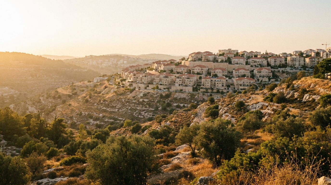A scenic view of Beitar Illit in Judea & Samaria