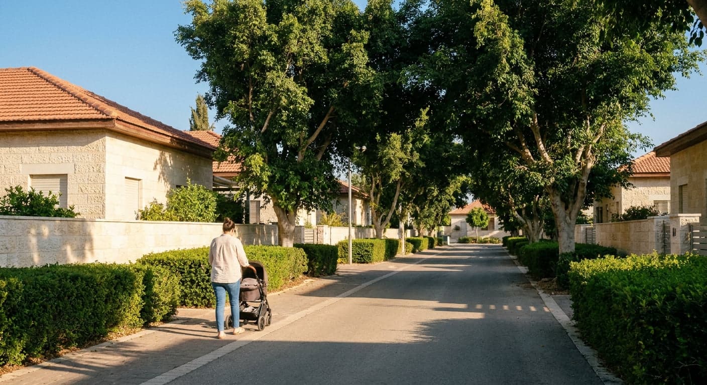 Low-density living scene in Ariel