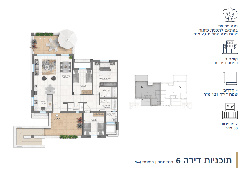 Gallery Apartment 121 m2